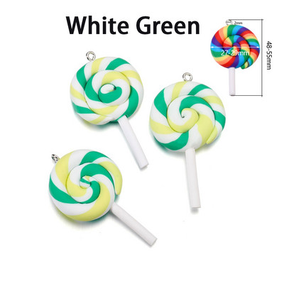 10 vnt. / Lot Cuty spalvingi polimeriniai moliniai ledinukai pakabukas auskarams karoliai apyrankės „pasidaryk pats“ papuošalų kūrimo priedai