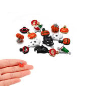 20db zománcozott halloween varázsa vegyes cukorka szellem tök denevér pók macska sapka ötvözet medál ékszer készítés kiegészítők leletek