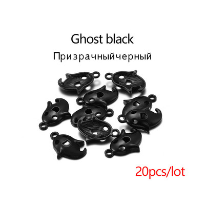20db zománcozott halloween varázsa vegyes cukorka szellem tök denevér pók macska sapka ötvözet medál ékszer készítés kiegészítők leletek