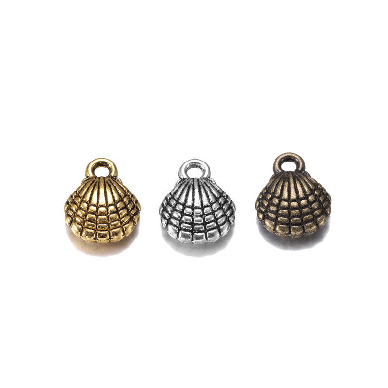 12db 13x10mm-es bűbáj kétoldalas kagyló antik medálok készítése ékszer kellékek keresése barkács kézzel készített kézműves