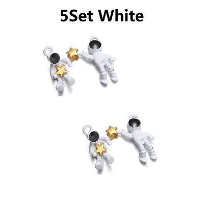 10db Charms Space Man Universe Astronaut Star Antik ezüst színű medálok barkácsoláshoz tibeti ékszerek készítéséhez kézzel készített kiegészítők