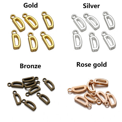 26-30db Charms Alphabet AZ Letters Antik ezüst színű medálok barkácsolás, kézzel készített tibeti ékszer