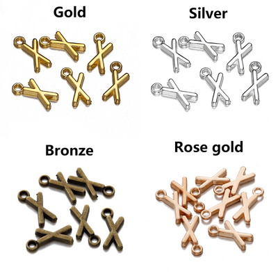 26-30db Charms Alphabet AZ Letters Antik ezüst színű medálok barkácsolás, kézzel készített tibeti ékszer