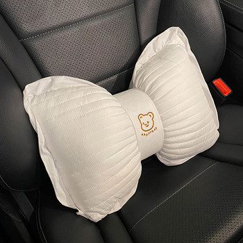 Νέο βαμβακερό ύφασμα Υλικό μόδας Cute Bear Car Inteiro Στολίδι Αυτοκίνητο Μέση Προσκέφαλο Μαξιλάρι λαιμού