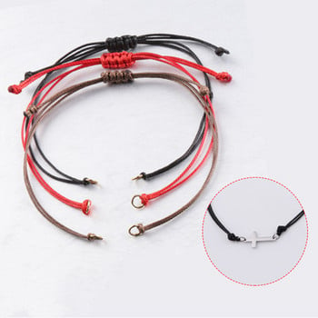 Βραχιόλι Fnixtar 5Pcs/Lot Rope Making Adjustable Rope Chain Braid Bracelets For Women DIY Χειροποίητα κοσμήματα αλυσίδας κατασκευής