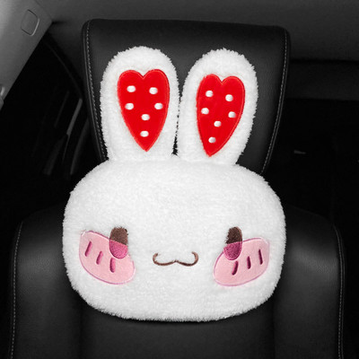 2022-es új érkezés rajzfilm Love Rabbit Cute deréktám Univerzális autó derékpárna nyakpárna fejtámla autó belső díszei