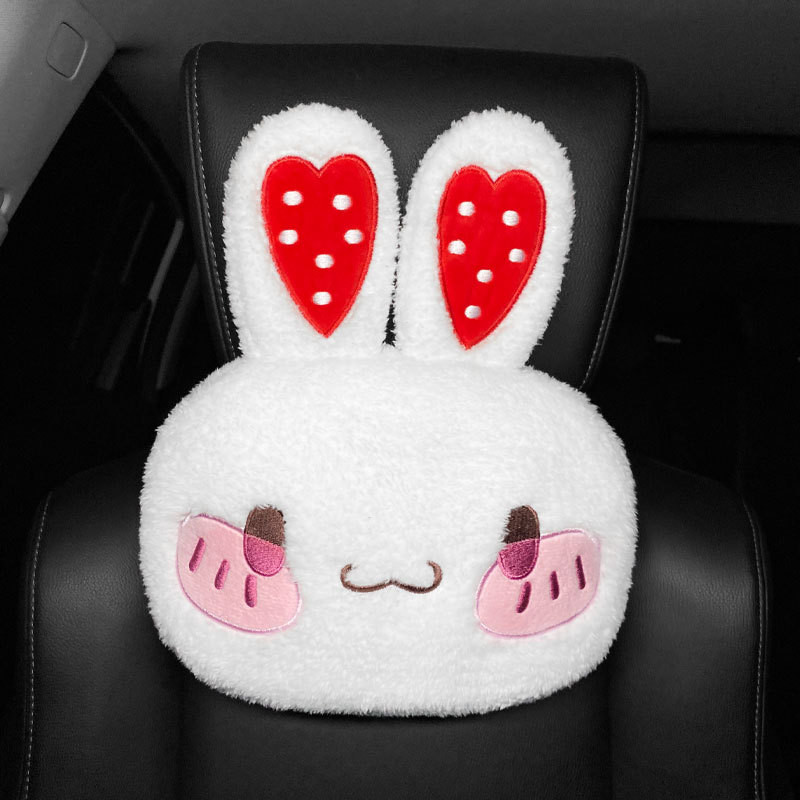 2022-es új érkezés rajzfilm Love Rabbit Cute deréktám Univerzális autó derékpárna nyakpárna fejtámla autó belső díszei
