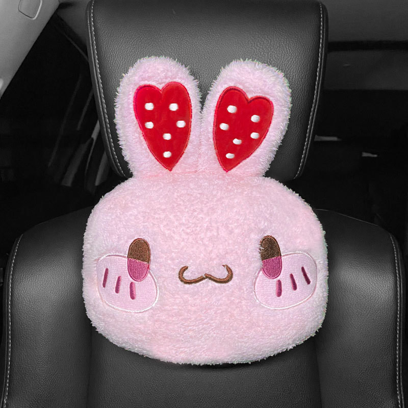 2022-es új érkezés rajzfilm Love Rabbit Cute deréktám Univerzális autó derékpárna nyakpárna fejtámla autó belső díszei