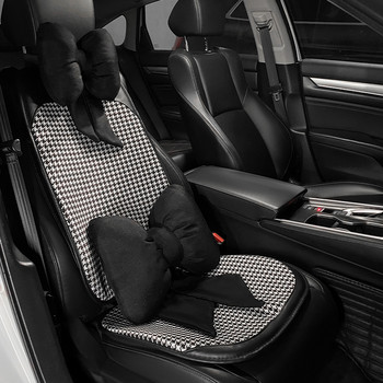 2022 New Four Seasons Универсален памучен лен Bowknot Fashion Ins Car Waist Neck Pilow Car Interior Ornmnets