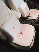 Nauja juosmens atramine pagalvė Kūrybiška miela, patogi avienos vilnos nugaros atramos pagalvė Atminties putplasčio automobilio juosmens pagalvė