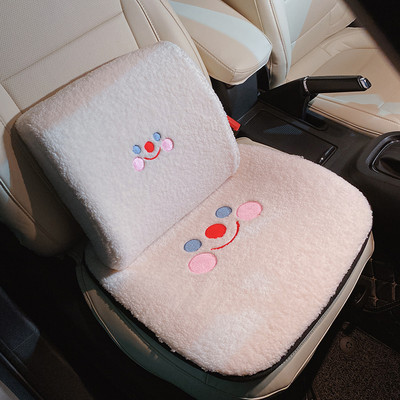 Nauja juosmens atramine pagalvė Kūrybiška miela, patogi avienos vilnos nugaros atramos pagalvė Atminties putplasčio automobilio juosmens pagalvė