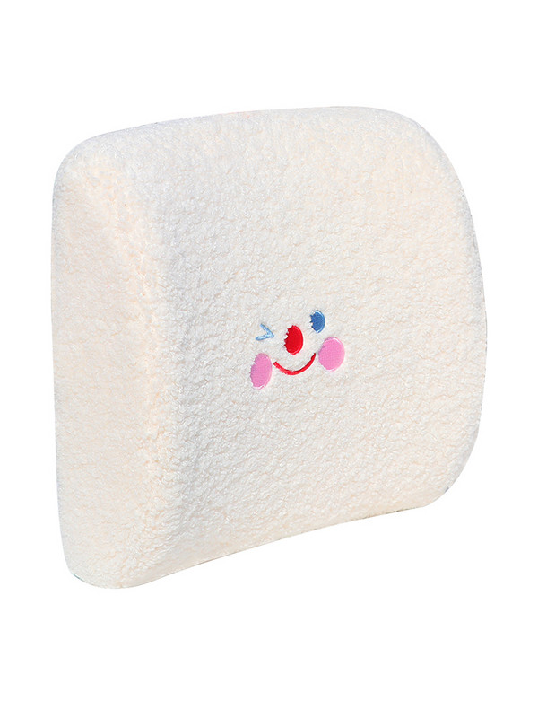 Nauja juosmens atramine pagalvė Kūrybiška miela, patogi avienos vilnos nugaros atramos pagalvė Atminties putplasčio automobilio juosmens pagalvė