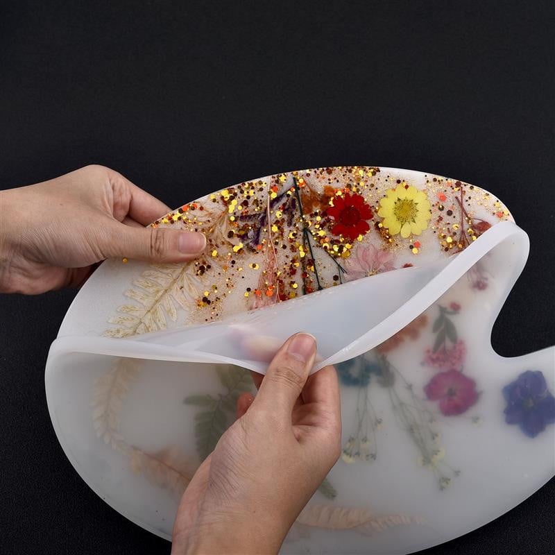 DIY festék rajztábla gyanta forma UV epoxi szilikon forma gyanta ékszerek készítéséhez műgyanta kézművesség