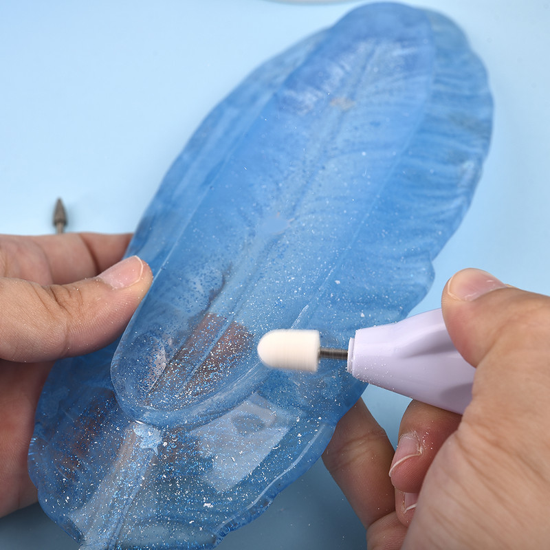 Εξοπλισμός τρυπανιού με 5 βίδες τρυπανιού εποξειδική ρητίνη κοσμήματα Εργαλείο κατασκευής Μίνι λείανσης εργαλεία στίλβωσης για χειροτεχνίες από ρητίνη