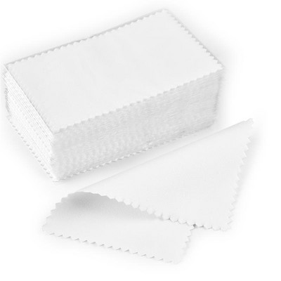 50 bucăți 10x6,5 cm argintiu pânză de lustruit pentru curățarea bijuteriilor anti ternire, reutilizabilă, moale, pânză de ștergere, pentru menținerea bijuteriilor, instrumente strălucitoare