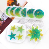 DIY UV epoxigyanta penész Eclipse Moon Star Sun szilikon penész medál ékszer készítő eszköz gyanta kézművességhez