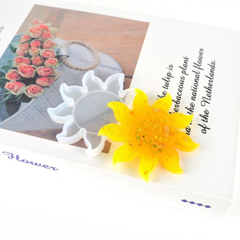 DIY UV epoxigyanta penész Eclipse Moon Star Sun szilikon penész medál ékszer készítő eszköz gyanta kézművességhez
