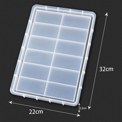 Epoksidinės dervos padėklo forma „pasidaryk pats“ silikoninė forma, skirta „pasidaryk pats“ dervos papuošalų gaminimo priemonė arbatos padėklas namų dekoravimui liejimo forma