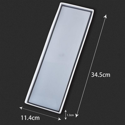 Epoksidinės dervos padėklo forma „pasidaryk pats“ silikoninė forma, skirta „pasidaryk pats“ dervos papuošalų gaminimo priemonė arbatos padėklas namų dekoravimui liejimo forma