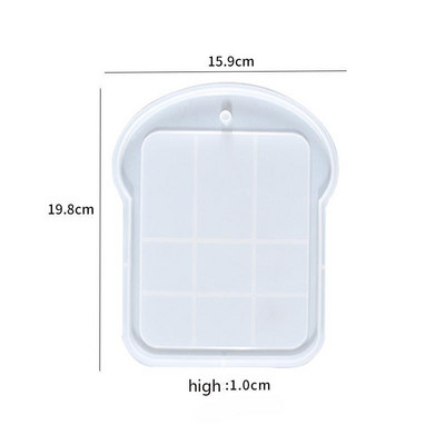 Epoksidinės dervos padėklo forma „pasidaryk pats“ silikoninė forma, skirta „pasidaryk pats“ dervos papuošalų gaminimo priemonė arbatos padėklas namų dekoravimui liejimo forma