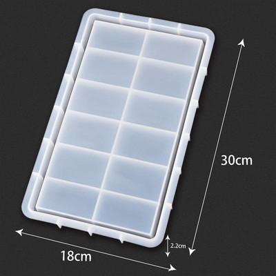 Epoksidinės dervos padėklo forma „pasidaryk pats“ silikoninė forma, skirta „pasidaryk pats“ dervos papuošalų gaminimo priemonė arbatos padėklas namų dekoravimui liejimo forma