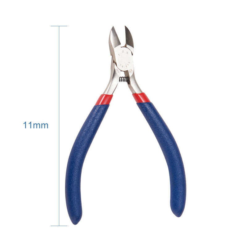 Instrumente pentru clește bijuterii, clește tăiat lateral scurt din oțel inoxidabil, clește cu lanț, clește cu bot rotund, instrument de fabricare a bijuterii F80