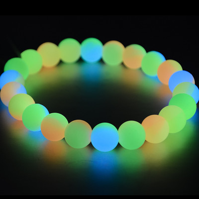 LOFCA 12mm 20db Világító Bicolor Szilikon Gyöngyök Anya Gyerekek Perles Inverts Barkácsolás Babatermékekhez Biztonságos Élelmiszer minőségű