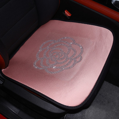 Diamond Camellia Bowknot deréktámasztó autósülés nyakpárna Four Seasons univerzális női autós fejtámla párna