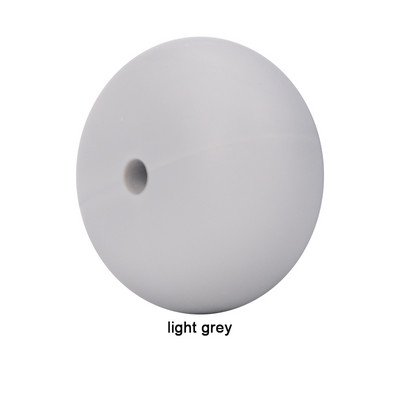 LOFCA 10 buc/lot 19 mm Abacus margele de dentitie din silicon in vrac Colier elegant cu margele margele de mestecat din silicon pentru colier din silicon pentru bebelusi