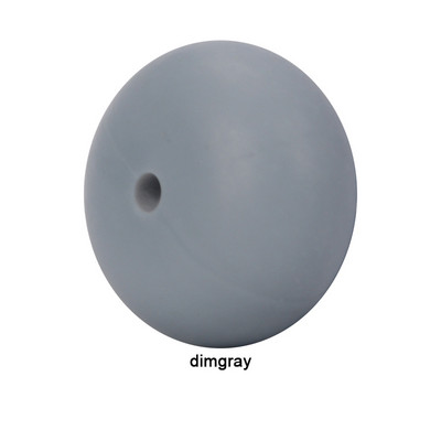 LOFCA 10 buc/lot 19 mm Abacus margele de dentitie din silicon in vrac Colier elegant cu margele margele de mestecat din silicon pentru colier din silicon pentru bebelusi