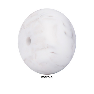 LOFCA 10 buc/lot 19 mm Abacus margele de dentitie din silicon in vrac Colier elegant cu margele margele de mestecat din silicon pentru colier din silicon pentru bebelusi