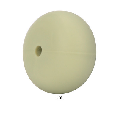 LOFCA 10 buc/lot 19 mm Abacus margele de dentitie din silicon in vrac Colier elegant cu margele margele de mestecat din silicon pentru colier din silicon pentru bebelusi