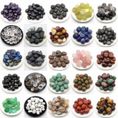 Естествени камъни Кръгли кристали и лечебни камъни Образец от чакъл Рейки Образец от паднали ахати Скъпоценен камък Декорация на домашен аквариум