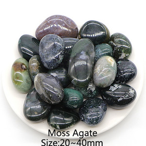 Естествени камъни Кръгли кристали и лечебни камъни Образец от чакъл Рейки Образец от паднали ахати Скъпоценен камък Декорация на домашен аквариум