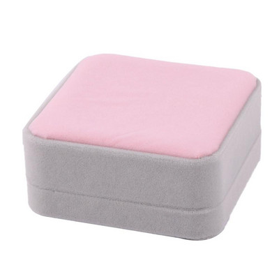 Velvet Deluxe elegáns négyzet alakú ékszer szervező karkötő ékszer ajándék tároló doboz lánc tok kijelző díszdoboz