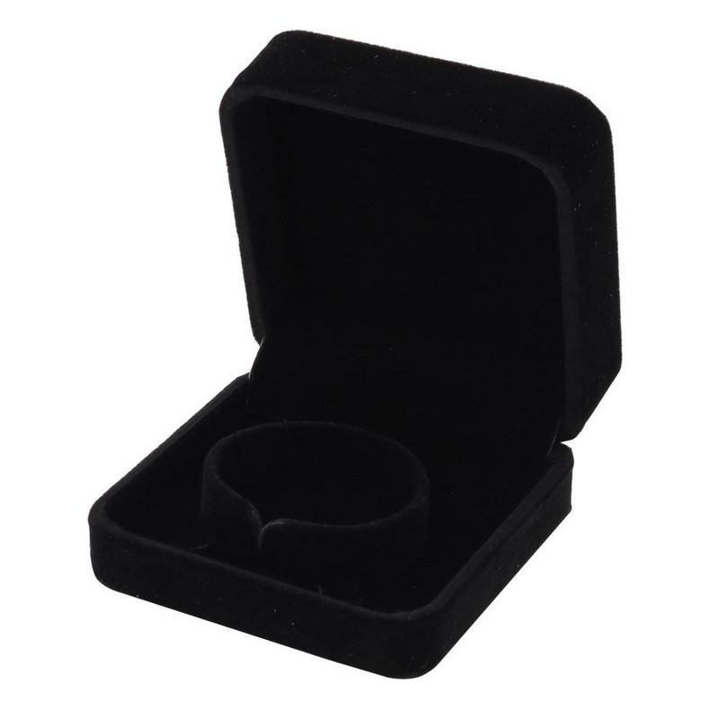Velvet Deluxe elegáns négyzet alakú ékszer szervező karkötő ékszer ajándék tároló doboz lánc tok kijelző díszdoboz