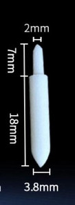100db kétvégű ródium tollhegy arany ékszerhez toll bevonat hegy ékszer szerszámok galvanikus tartozék