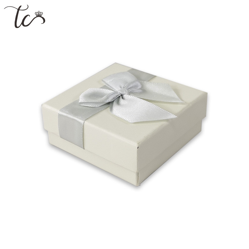 Trinket Box Nyaklánctartó Ékszer Csomagoló Doboz Gyűrű Fülbevaló Tároló doboz Kis Kiegészítő Tartály 20db/tétel 7,5*7,5*3cm