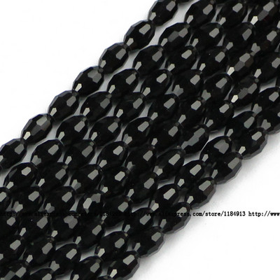 JHNBY Rizsszemek Osztrák kristály gyöngyök 100db Kiváló minőségű 4*6mm ovális forma Laza gyöngyök kézzel készített Ékszer karkötő készítés barkácsolás