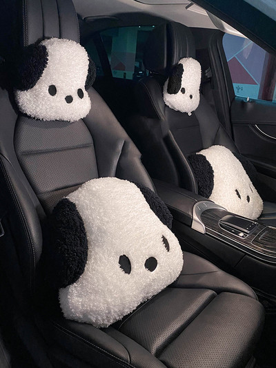 Animacinis filmas, mielas, naujas juosmens reikmenys, automobilio sėdynės galvos atrama, automobilio kaklo pagalvė, automobilio interjero papuošalai