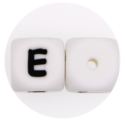 12 mm 100 buc. margele din silicon cu litere alfabetului englezesc pentru dentisor pentru nume personalizat, lant de suzeta pentru fabricarea de bijuterii