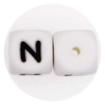 12 mm 100 buc. margele din silicon cu litere alfabetului englezesc pentru dentisor pentru nume personalizat, lant de suzeta pentru fabricarea de bijuterii
