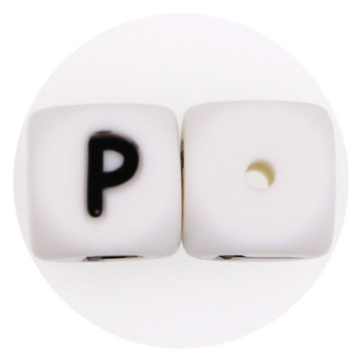 12 mm 100 buc. margele din silicon cu litere alfabetului englezesc pentru dentisor pentru nume personalizat, lant de suzeta pentru fabricarea de bijuterii