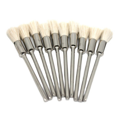 Βούρτσες με συρμάτινο συρμάτινο μπρούτζο 50 τμχ για τρίχες για εξαρτήματα Dremel Περιστροφικά εργαλεία τρυπανιού κορμού 2,35 mm