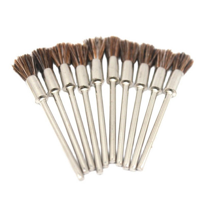 Βούρτσες με συρμάτινο συρμάτινο μπρούτζο 50 τμχ για τρίχες για εξαρτήματα Dremel Περιστροφικά εργαλεία τρυπανιού κορμού 2,35 mm