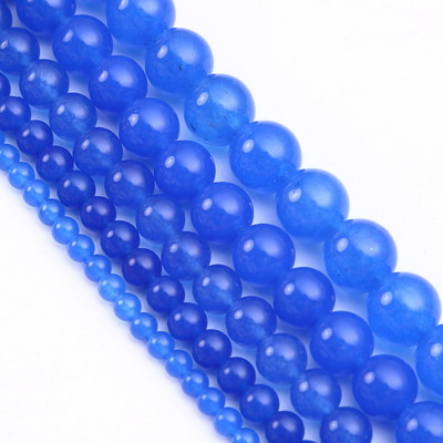 Veleprodajne perle od tamnozelenog žada, labave perle od prirodnog kamena 4 6 8 10 12 mm ručni rad za izradu nakita DIY narukvica ogrlica