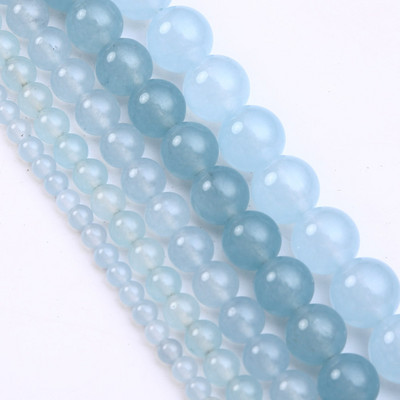 Veleprodajne perle od tamnozelenog žada, labave perle od prirodnog kamena 4 6 8 10 12 mm ručni rad za izradu nakita DIY narukvica ogrlica