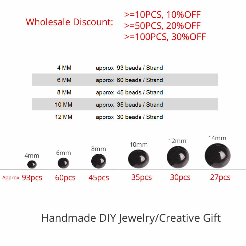 Veleprodajne perle od tamnozelenog žada, labave perle od prirodnog kamena 4 6 8 10 12 mm ručni rad za izradu nakita DIY narukvica ogrlica