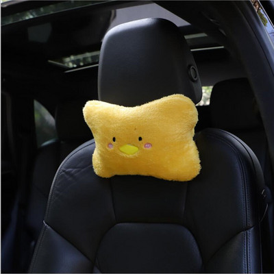 Novi modni slatki crtani lumbalni oslonac Jastuk za struk Naslon za glavu Jastuk za vrat Ženski ukrasi za unutrašnjost automobila