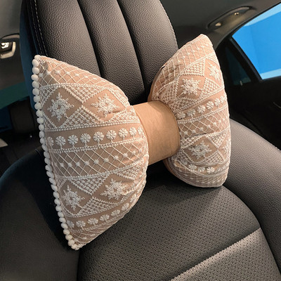 Jednostavna modna nova mašna Lumbalna kralježnica automobila oko struka, vrat, jastuk, naslon za glavu, ukrasi za unutrašnjost automobila